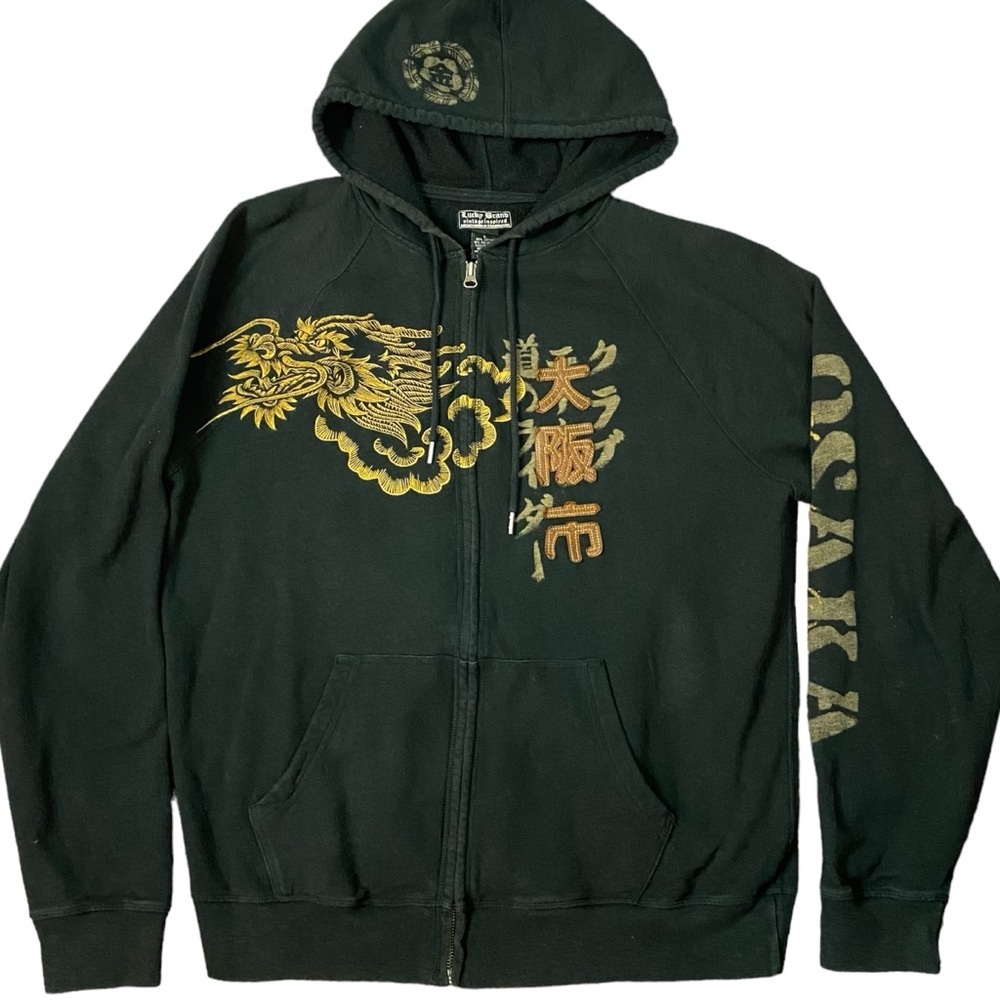 トップス 00s japanese label hoodie jacket y2k SHINsuke Men Women Y2K Hoodie Japanese Harajuku Hooded